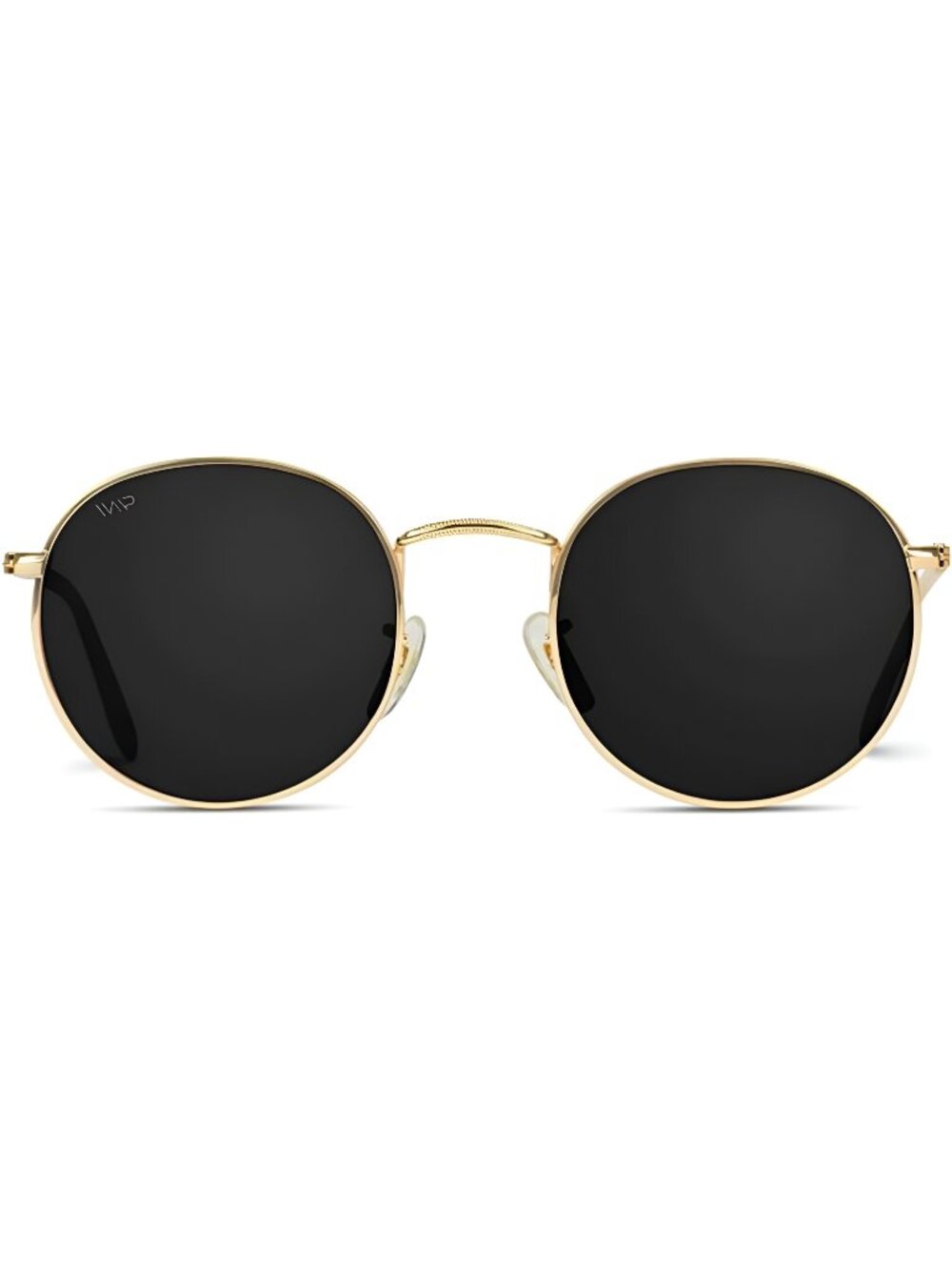 Reflective Lens Round Trendy Sunglasses